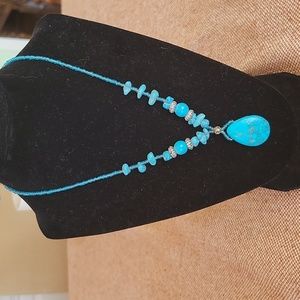 Turquoise stone beautiful necklace
